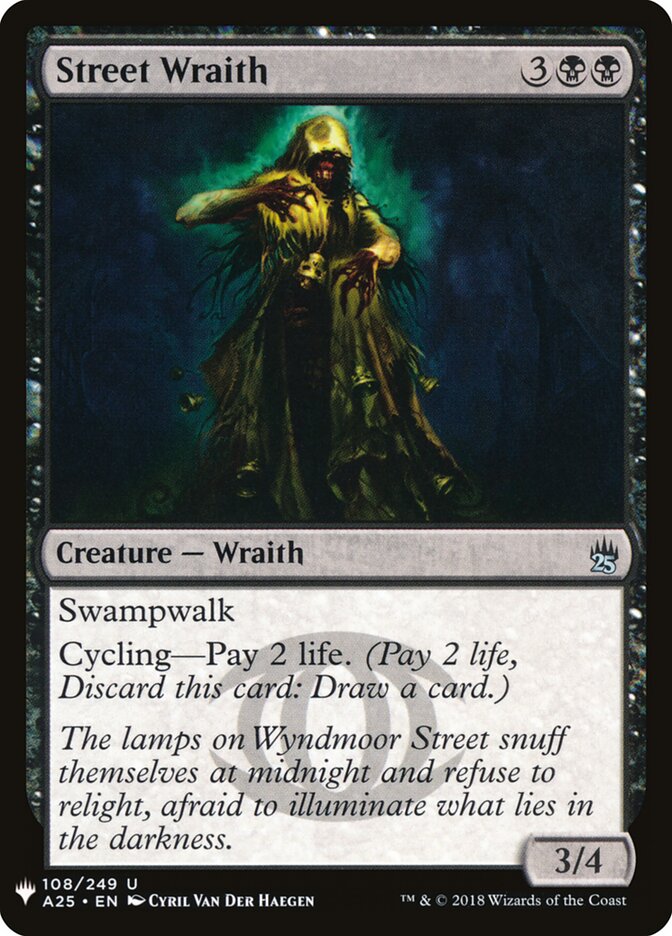 Street Wraith, The List Card Art