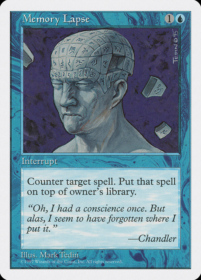 Memory Lapse, Fifth Edition Card Art