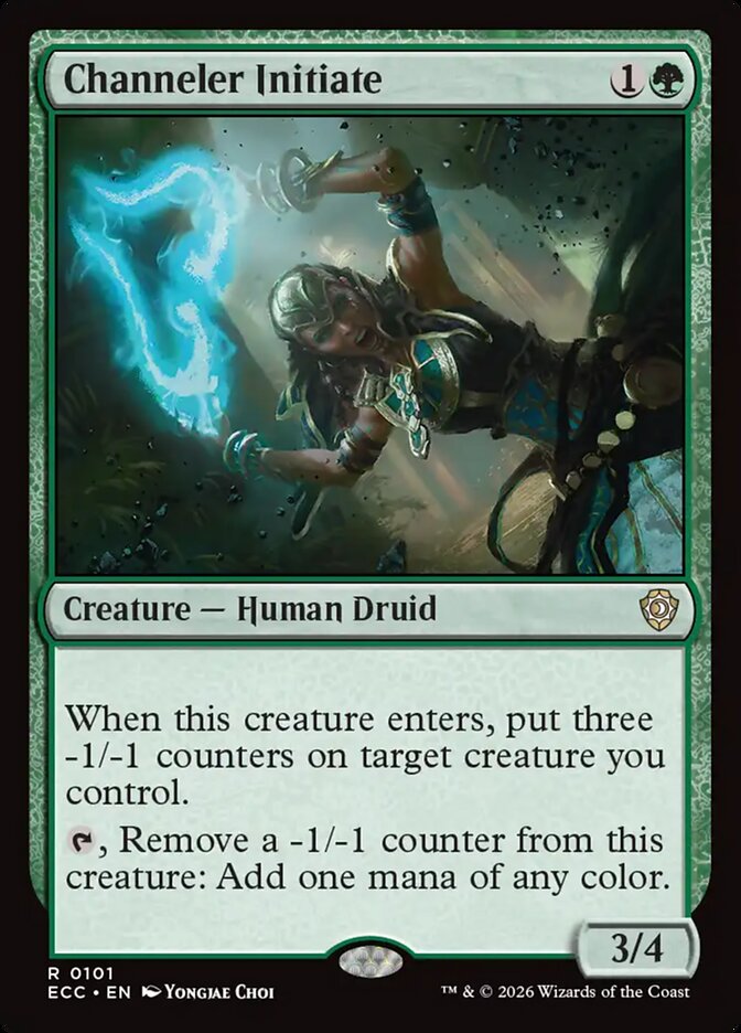 Channeler Initiate, Lorwyn Eclipsed Commander Card Art