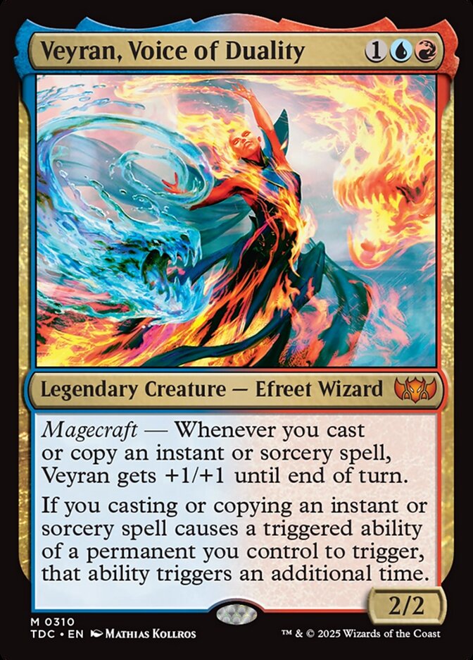 Veyran, Voice of Duality, Tarkir: Dragonstorm Commander Card Art