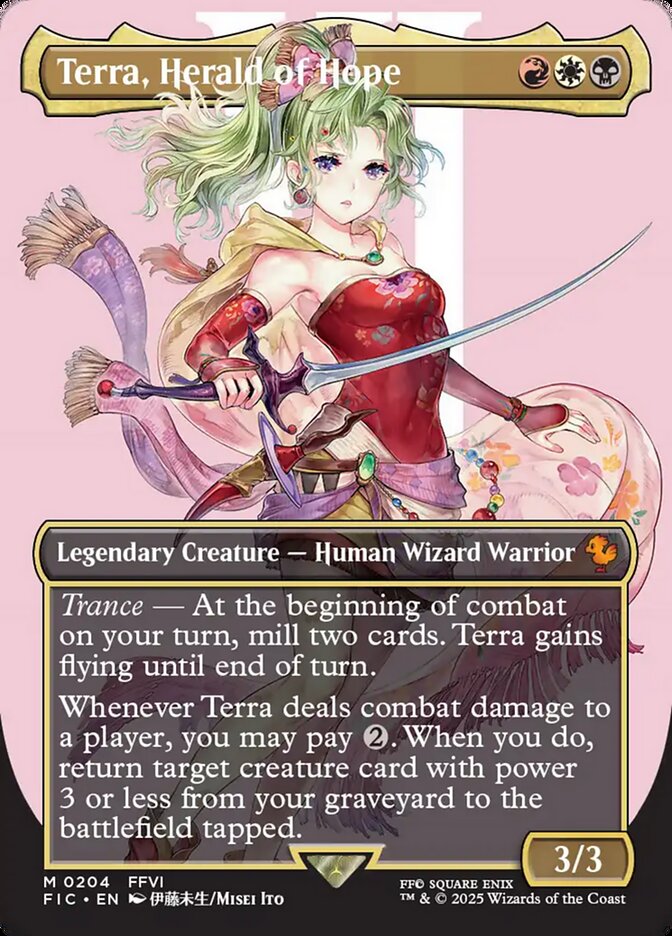 Terra, Herald of Hope, Final Fantasy Commander Card Art