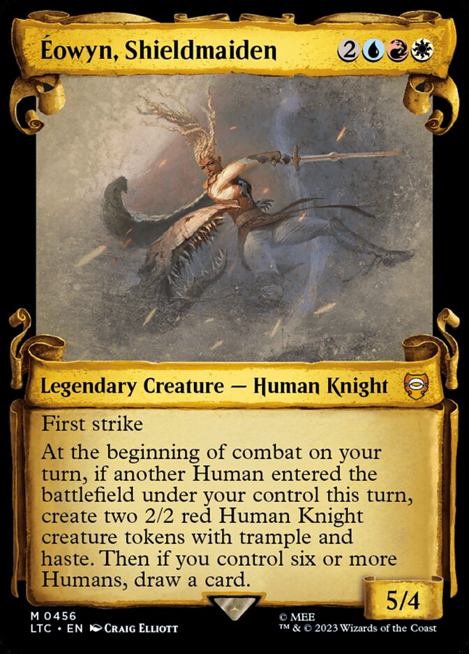 Éowyn, Shieldmaiden, Tales Of Middle-Earth Commander Card Art