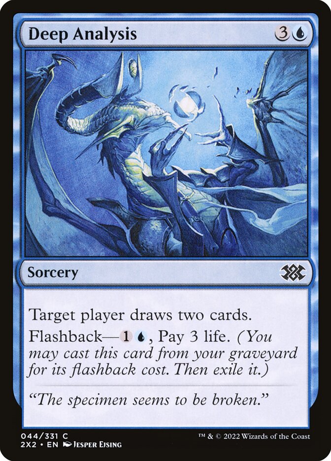 Deep Analysis, Double masters 2022 Card Art