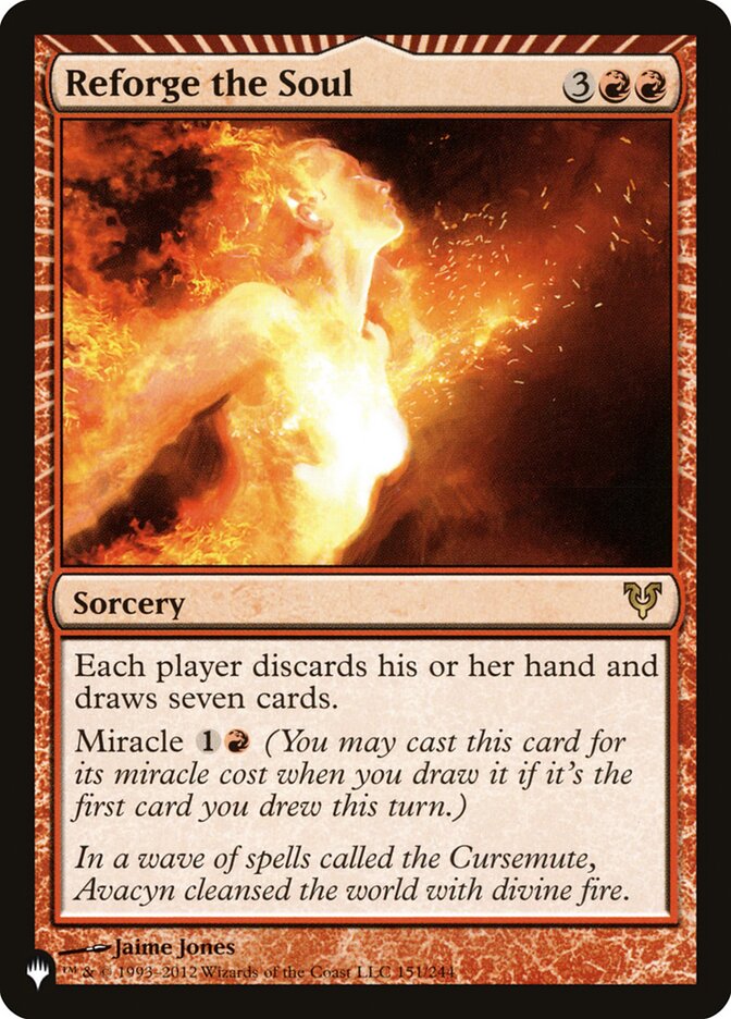 Reforge the Soul, The list Card Art