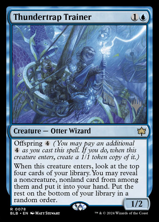 Thundertrap Trainer, Bloomburrow promos Card Art