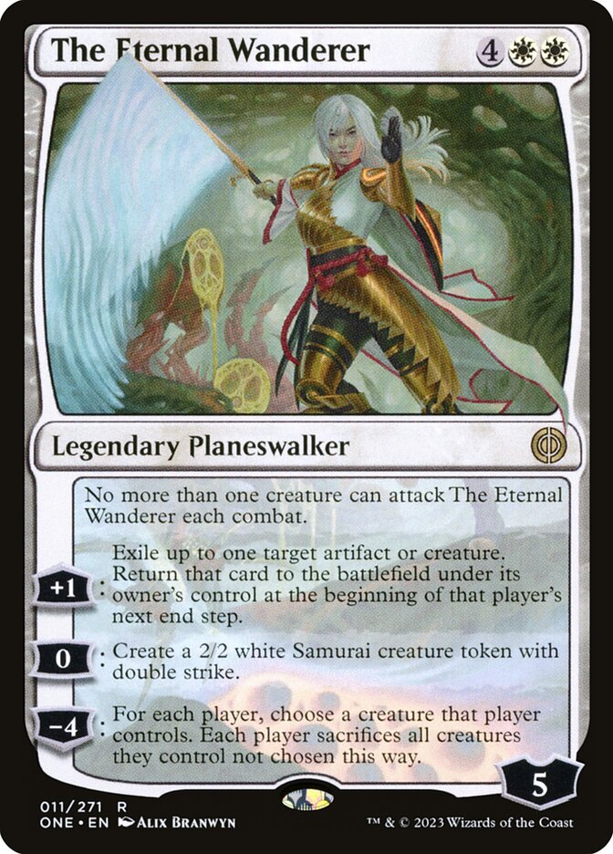 The Eternal Wanderer, Phyrexia: All Will Be One Card Art