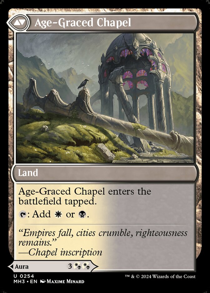 Glasswing Grace // Age-Graced Chapel - Foil