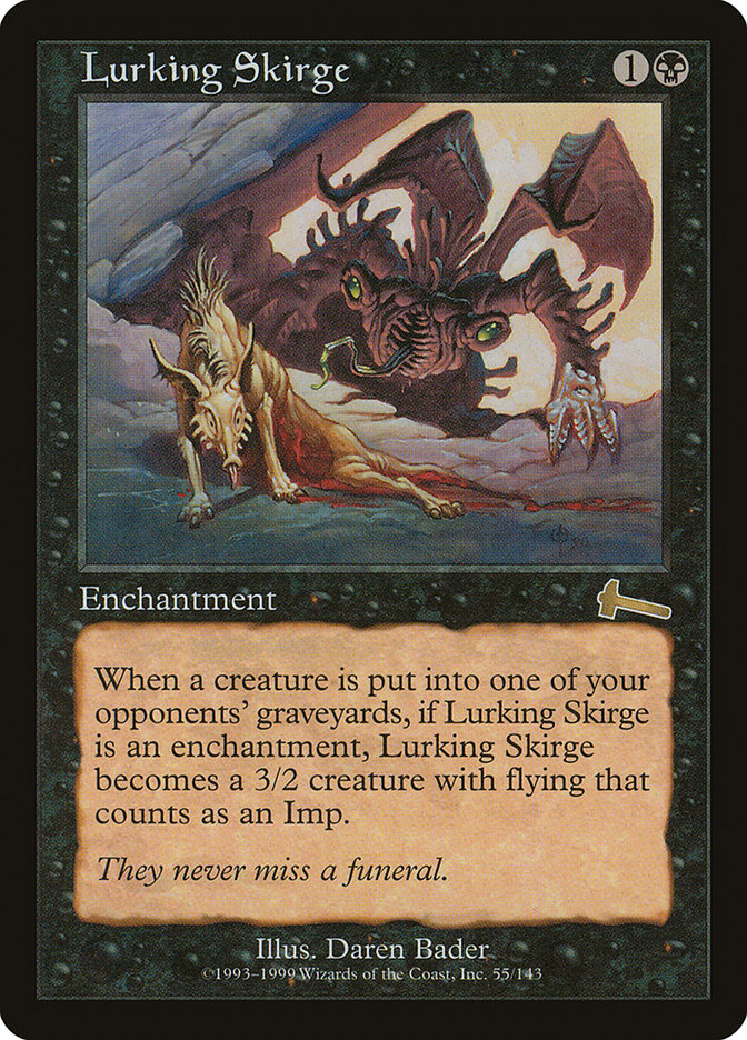Lurking Skirge, Urza's legacy Card Art
