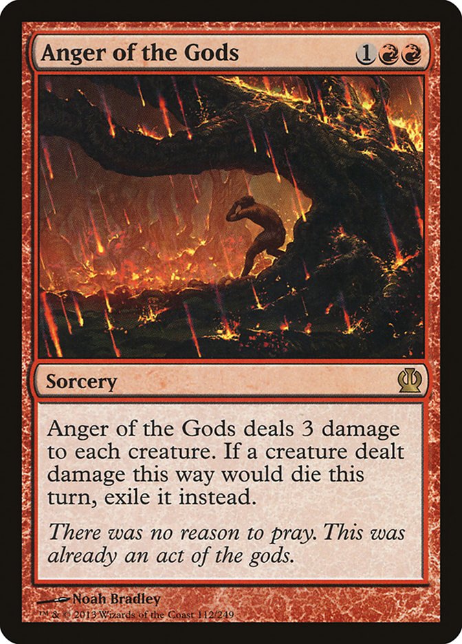Anger of the Gods, Theros Card Art