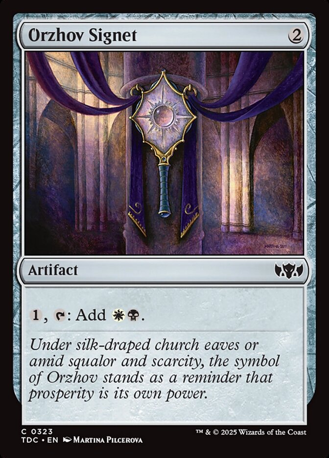 Orzhov Signet, Tarkir: Dragonstorm Commander Card Art
