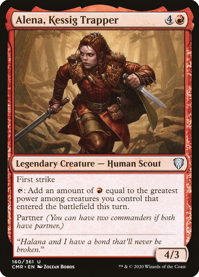 Alena, Kessig Trapper, Commander legends Card Art