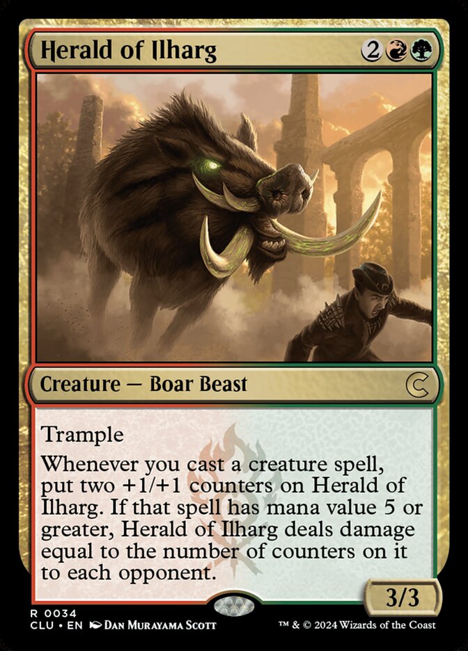 Herald of Ilharg, Ravnica: clue edition Card Art