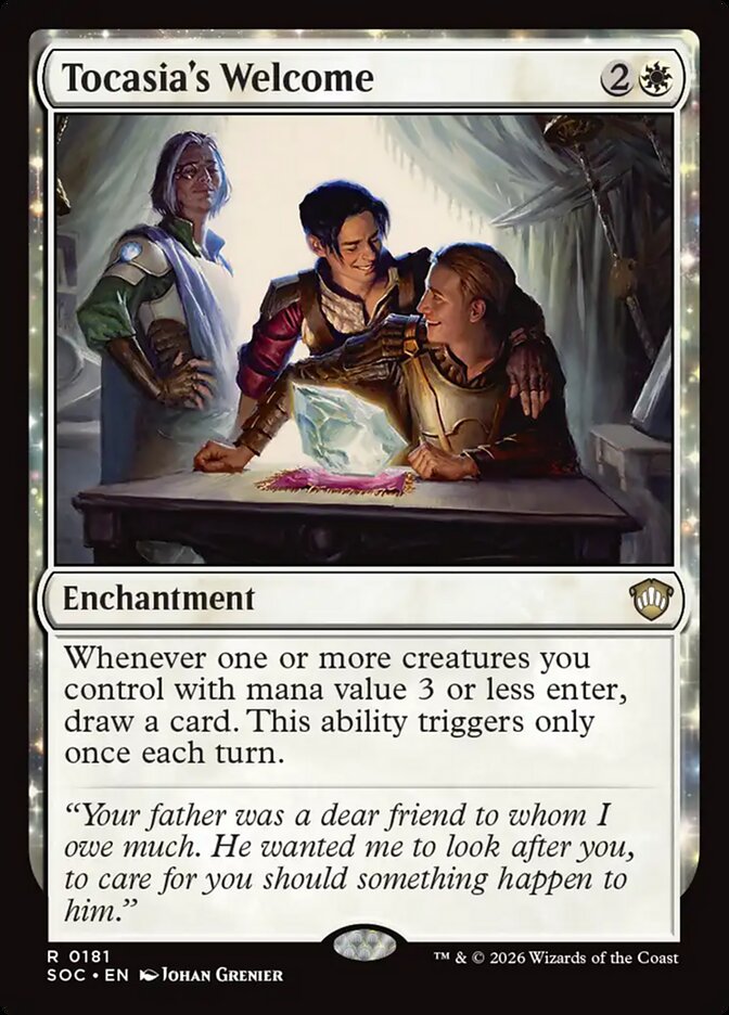 Tocasia's Welcome, Secrets Of Strixhaven Commander Card Art