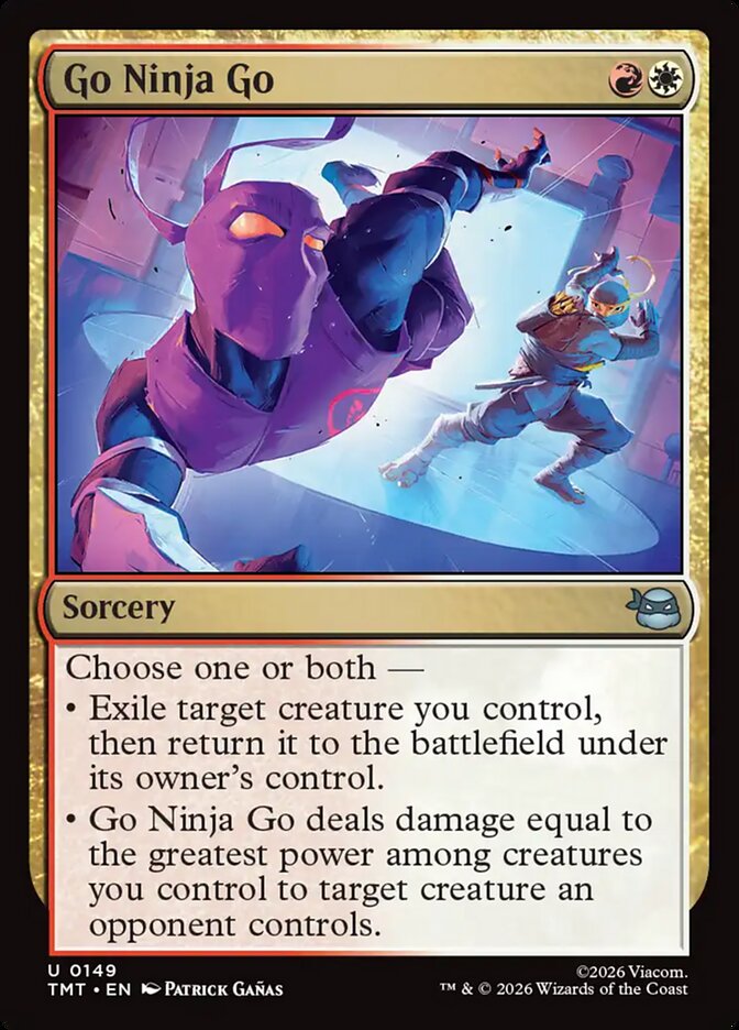 Go Ninja Go, Teenage Mutant Ninja Turtles Card Art
