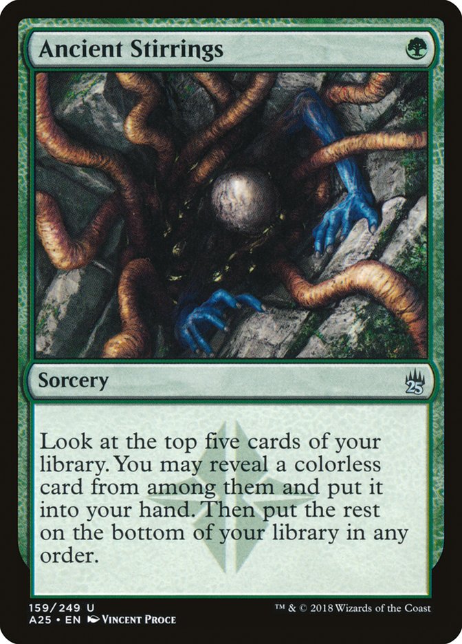 Ancient Stirrings, Masters 25 Card Art