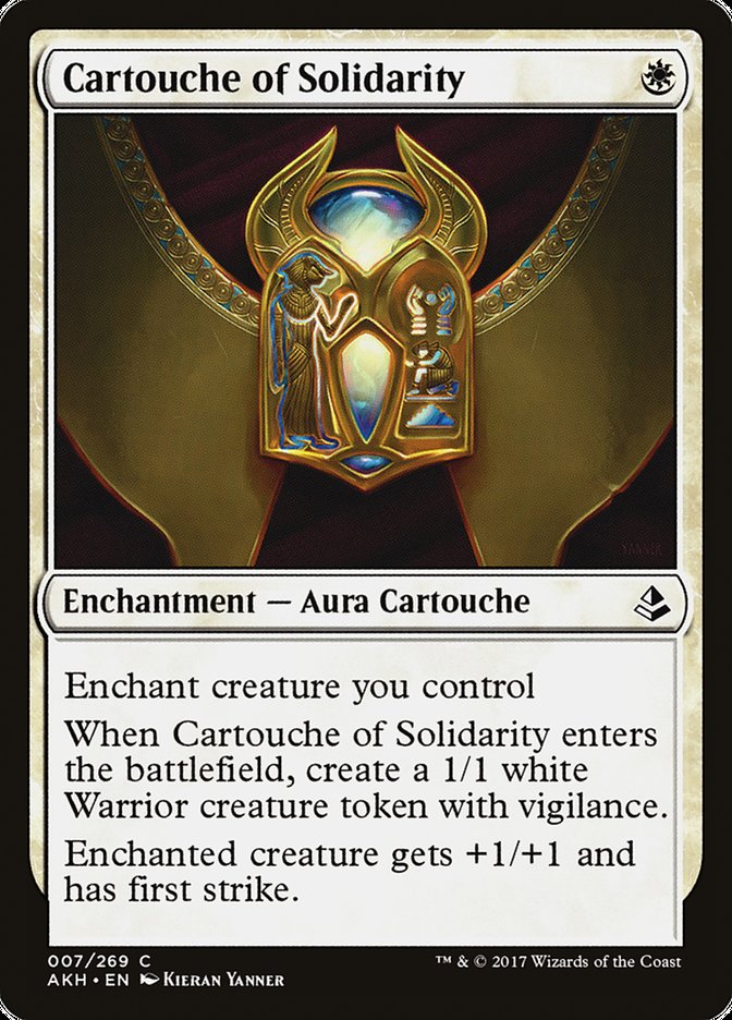 Cartouche of Solidarity - Foil