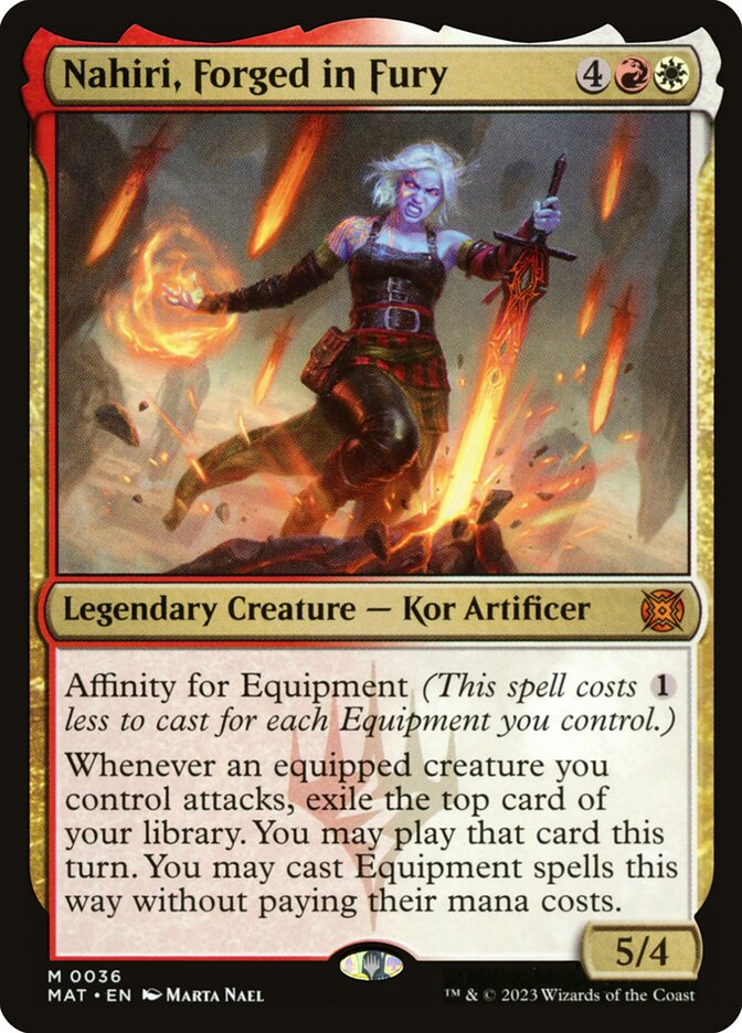 Nahiri, Forged in Fury, March Of The Machine: The Aftermath Card Art