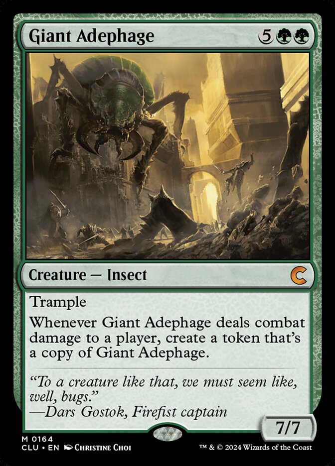 Giant Adephage, Ravnica: Clue Edition Card Art