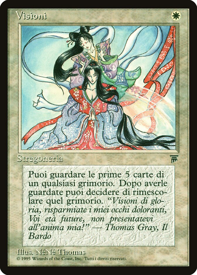 Visions, Legends Card Art