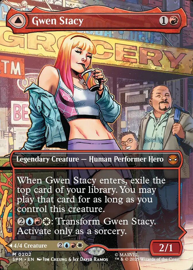 Gwen Stacy // Ghost-Spider, Marvel'S Spider-Man Card Art