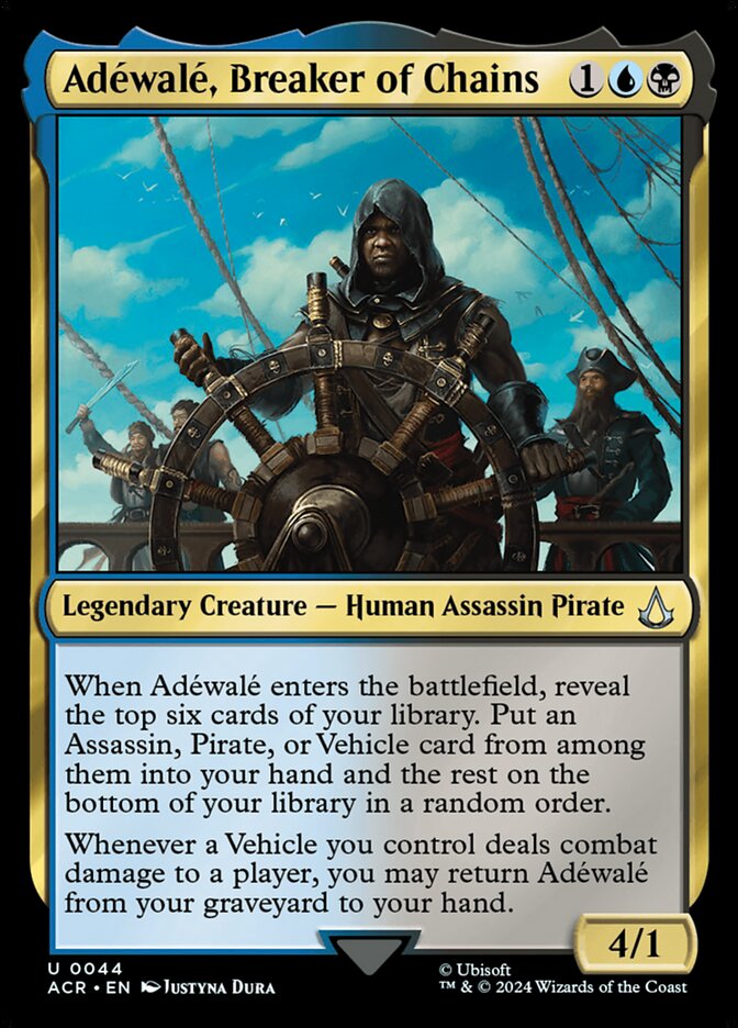 Adéwalé, Breaker of Chains, Assassin's creed Card Art