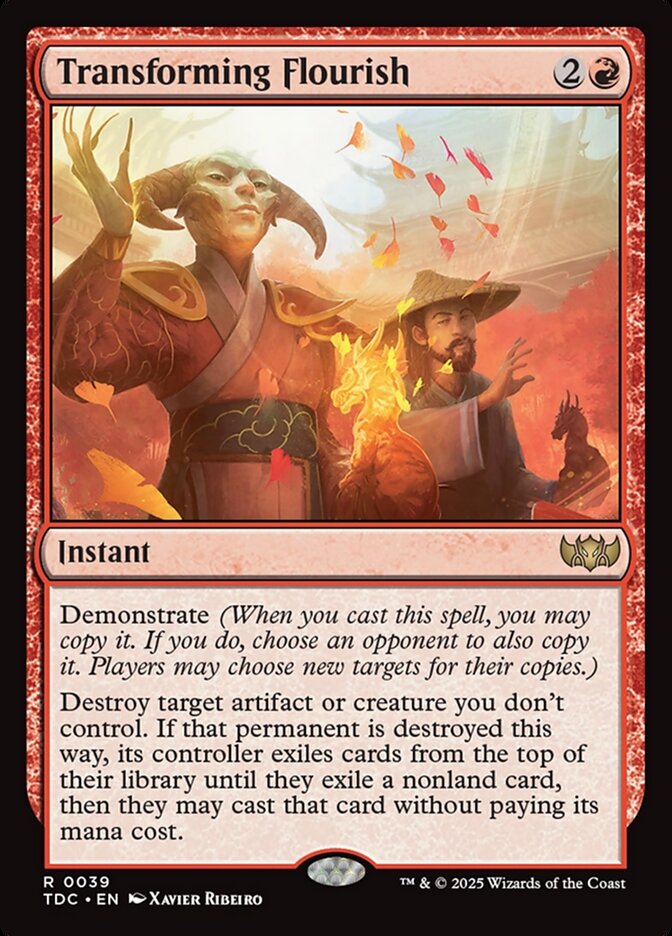 Transforming Flourish, Tarkir: Dragonstorm Commander Card Art