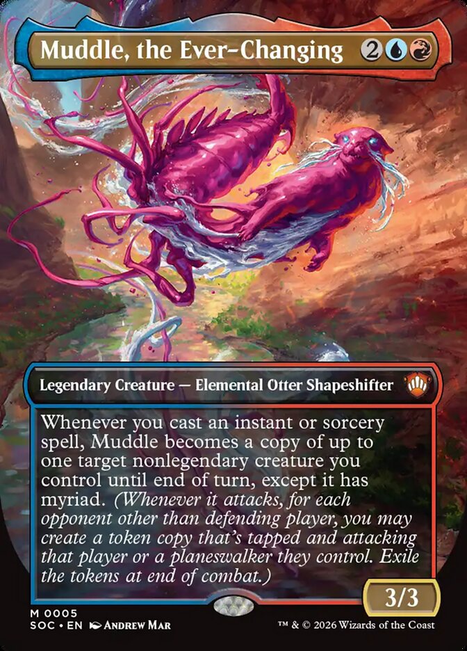 Muddle, the Ever-Changing, Secrets Of Strixhaven Commander Card Art
