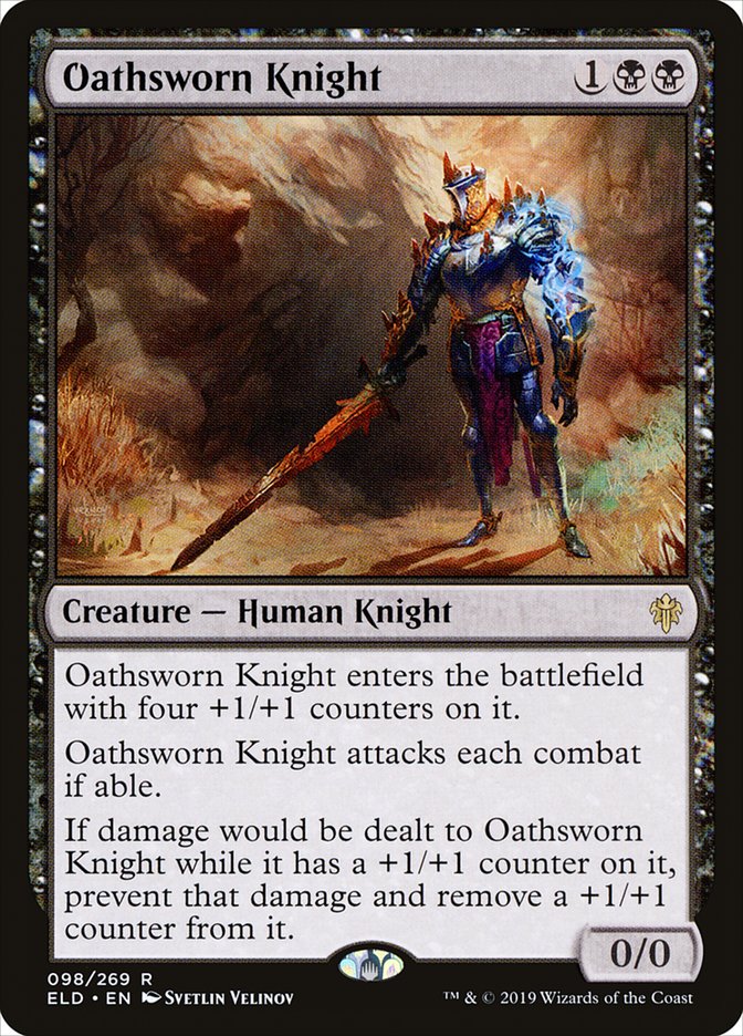 Oathsworn Knight, Throne of eldraine Card Art