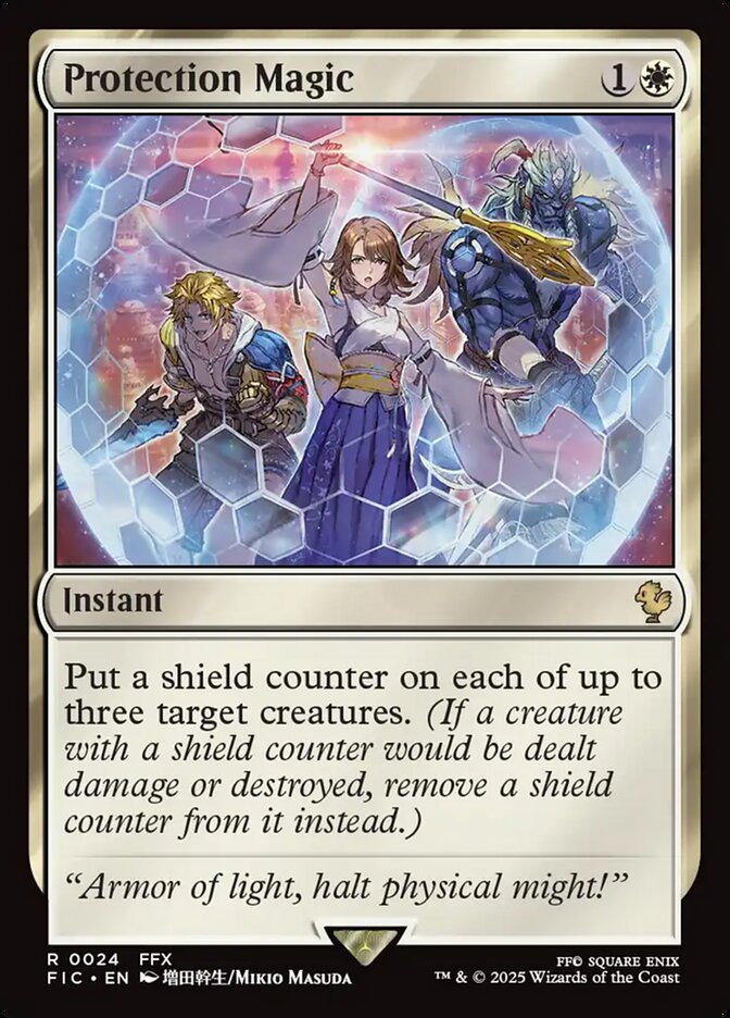 Protection Magic, Final fantasy commander Card Art