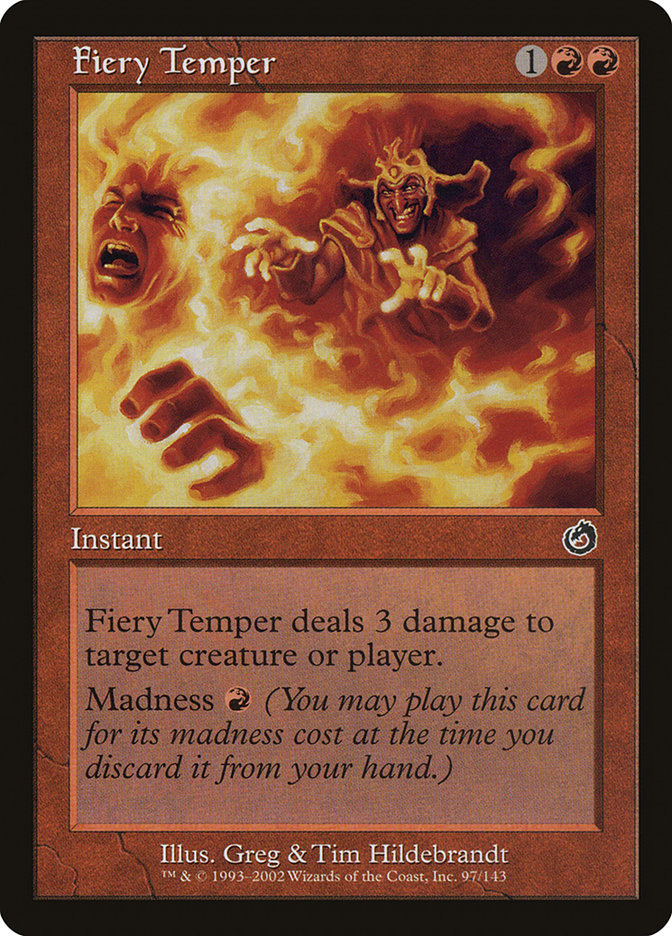 Fiery Temper, Torment Card Art