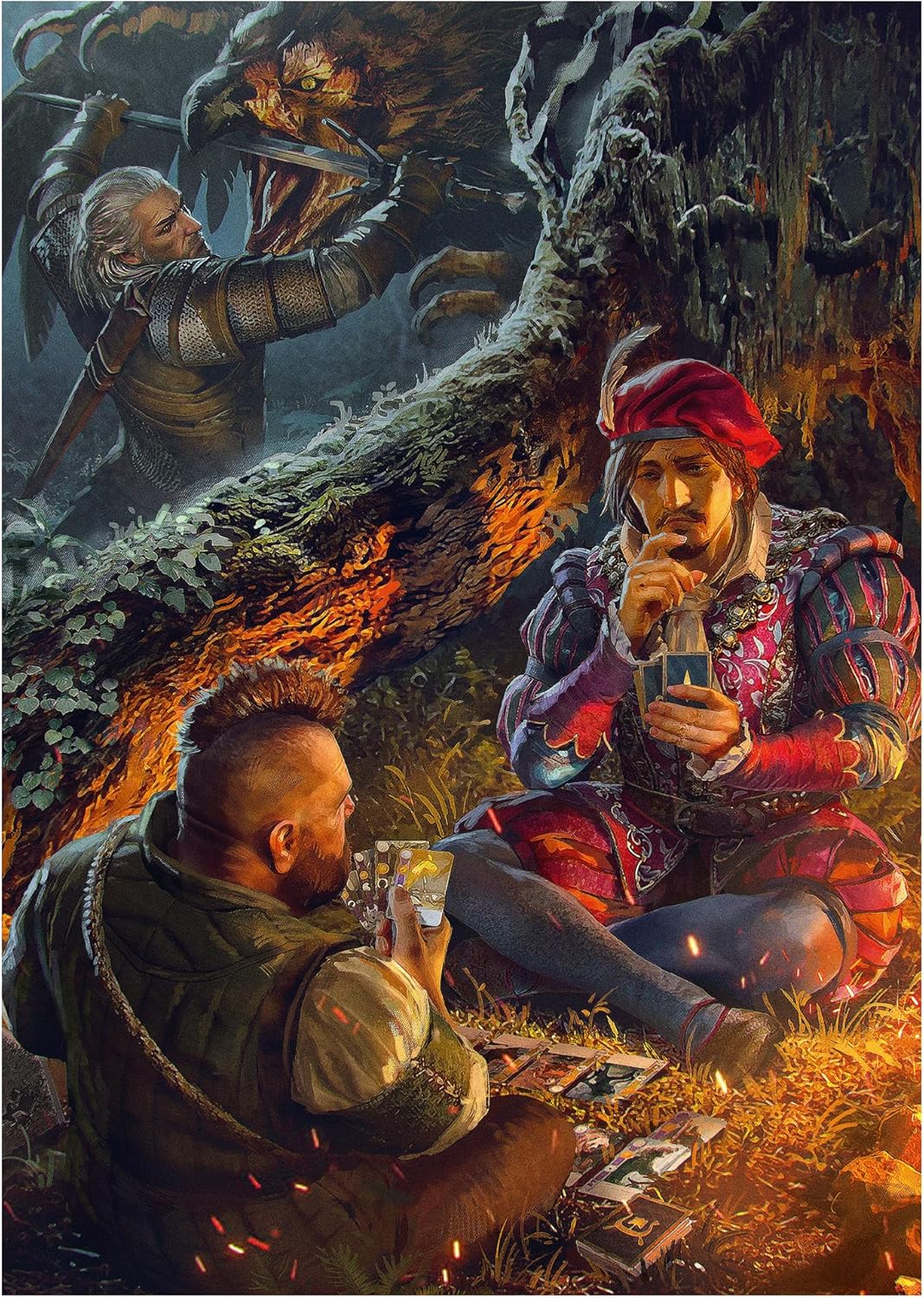 Good Loot - Gaming Puzzle 10 x 500 - The Witcher Wild Hunt: 10th Anniversary Puzzle Collection