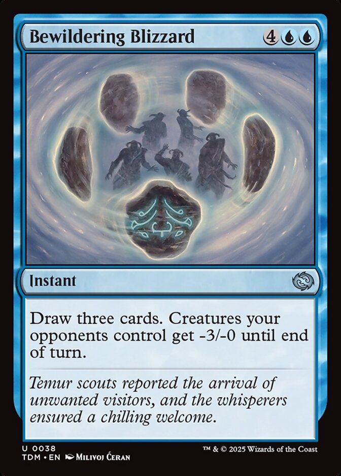 Bewildering Blizzard, Tarkir: dragonstorm Card Art
