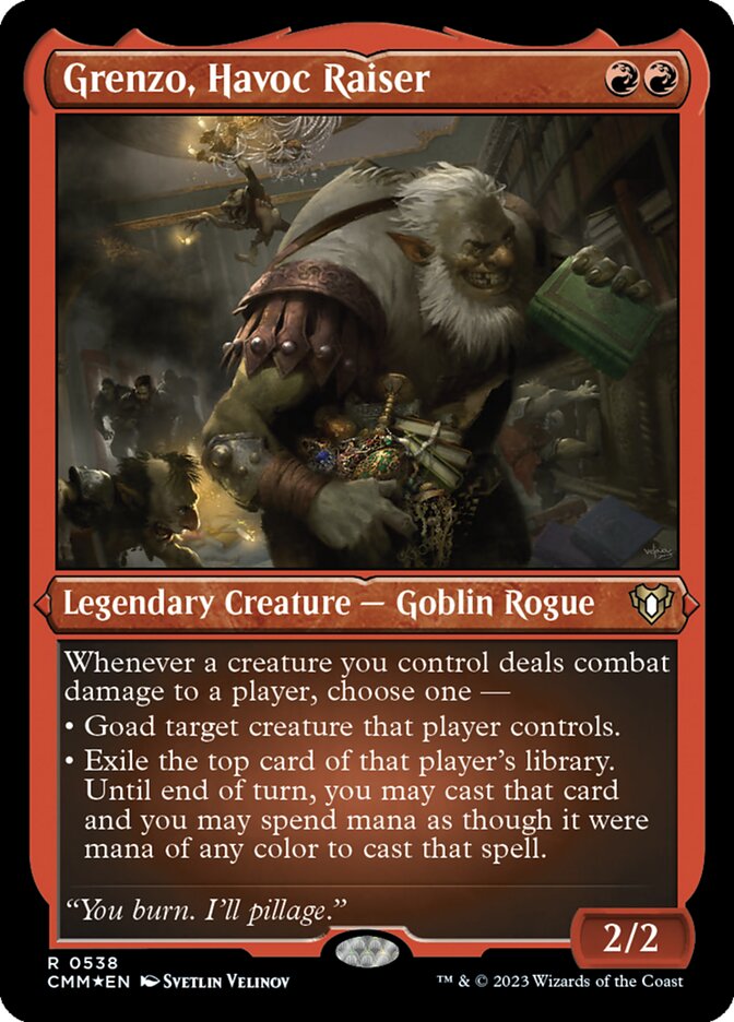 Grenzo, Havoc Raiser, Commander Masters Card Art