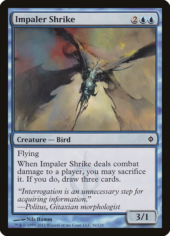 Impaler Shrike, New Phyrexia Card Art