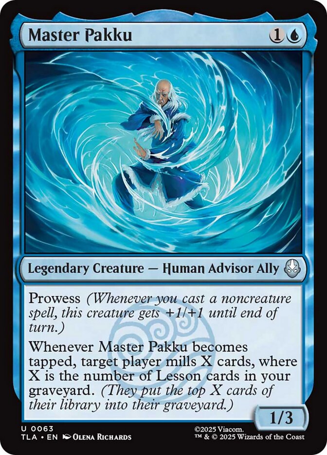 Master Pakku, Avatar: The Last Airbender Card Art