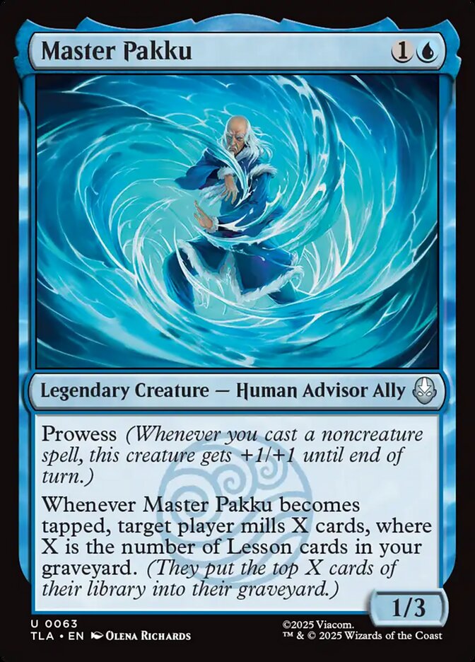 Master Pakku, Avatar: The Last Airbender Card Art