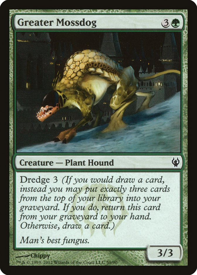 Greater Mossdog, Duel decks: izzet vs. golgari Card Art