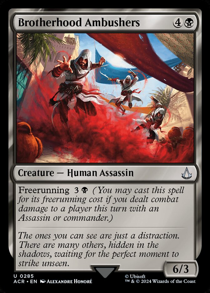 Brotherhood Ambushers, Assassin's creed Card Art