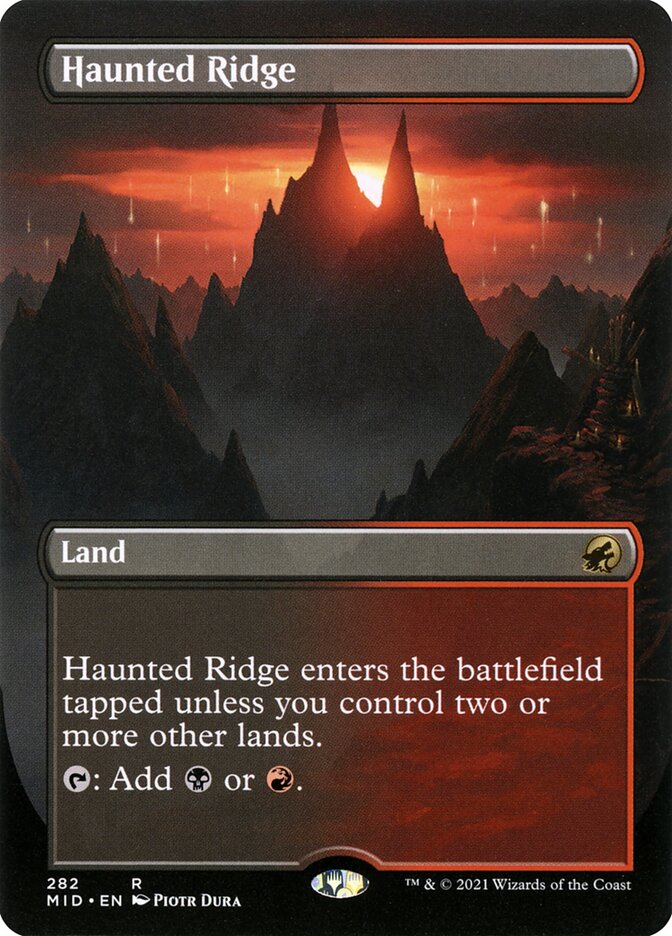 Haunted Ridge, Innistrad: Midnight Hunt Card Art