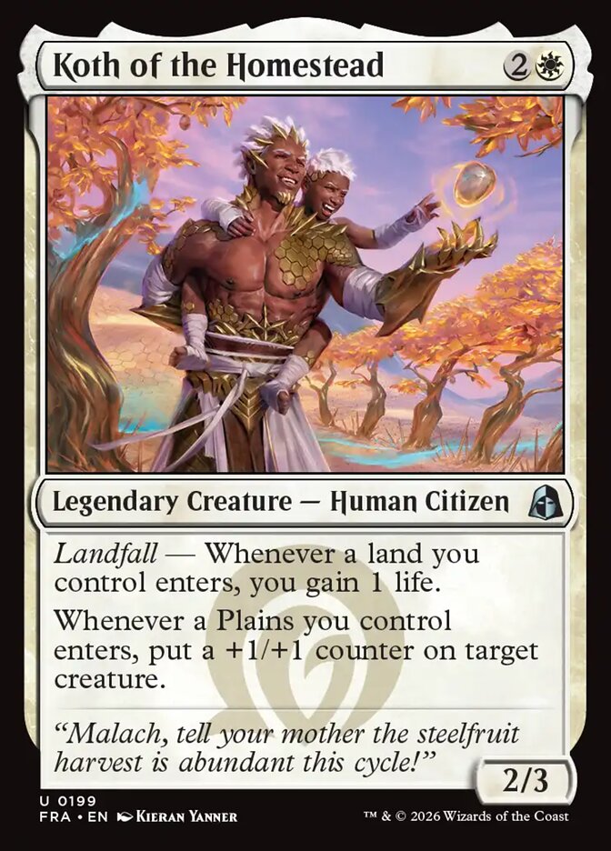 Koth of the Homestead, Reality Fracture Card Art