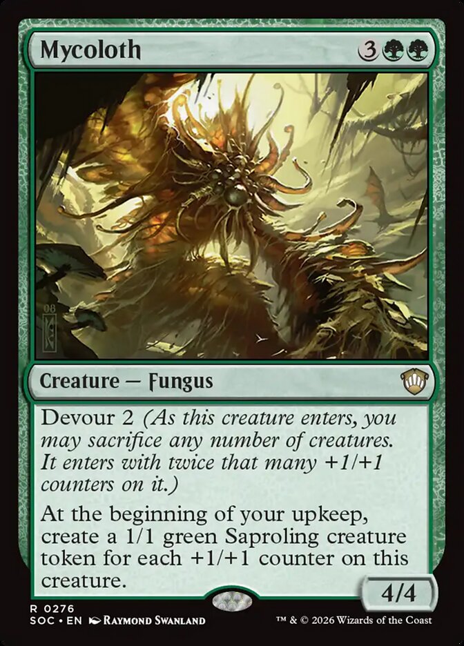 Mycoloth, Secrets Of Strixhaven Commander Card Art