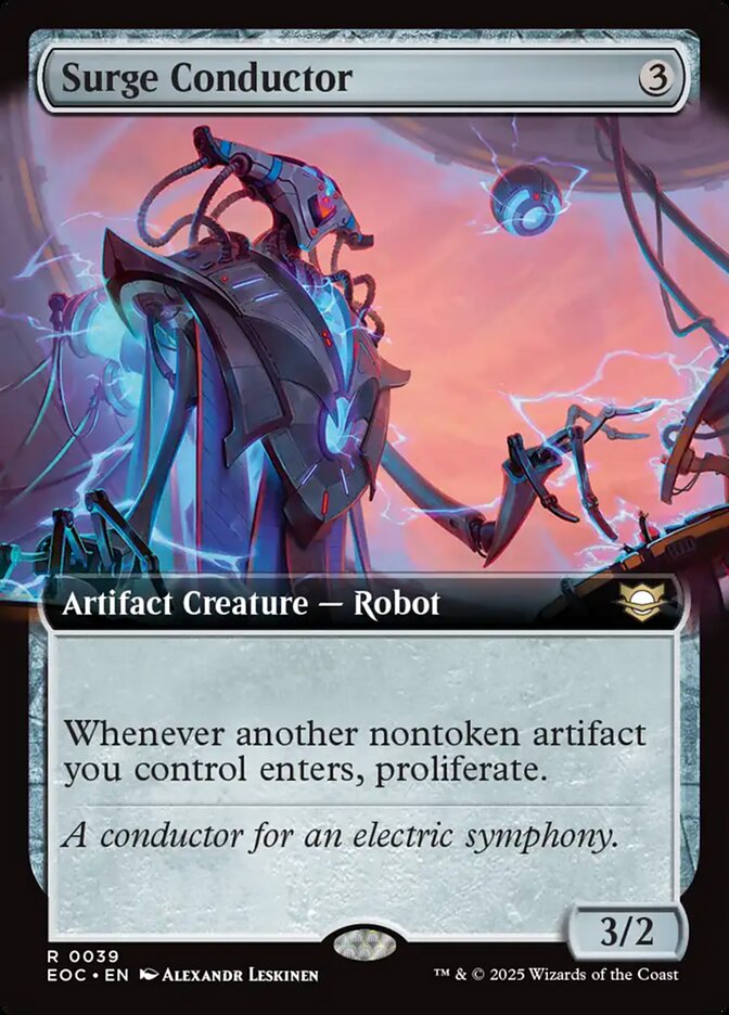 Surge Conductor, Edge Of Eternities Commander Card Art