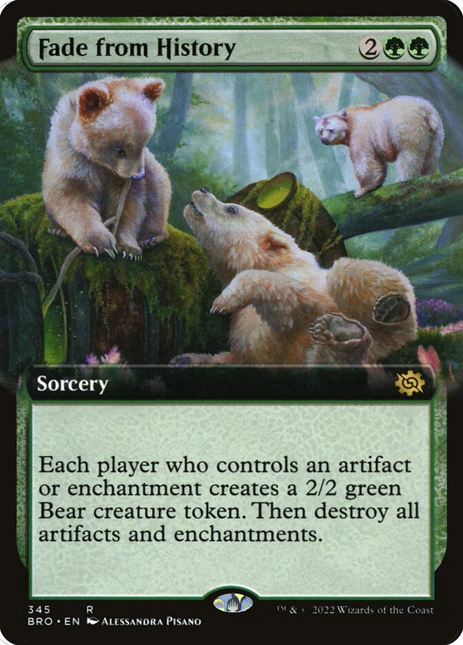 Fade from History, The Brothers' War Card Art