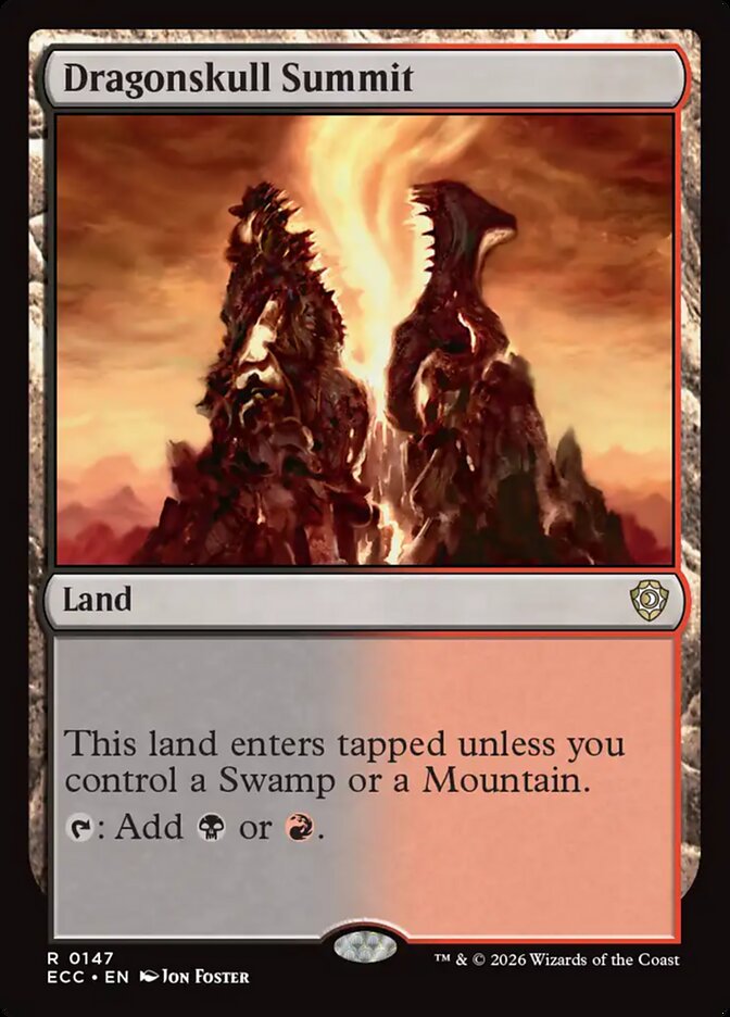 Dragonskull Summit, Lorwyn Eclipsed Commander Card Art