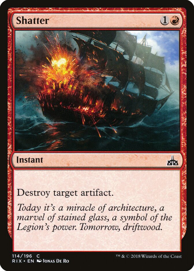 Shatter, Rivals Of Ixalan Card Art