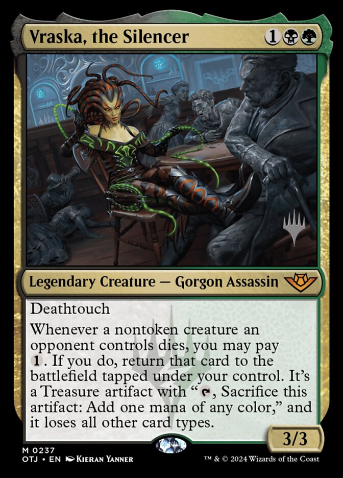 Vraska, the Silencer, Outlaws Of Thunder Junction Promos Card Art