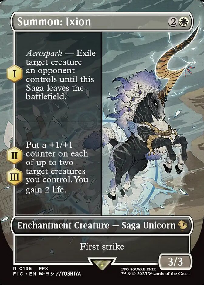 Summon: Ixion, Final fantasy commander Card Art