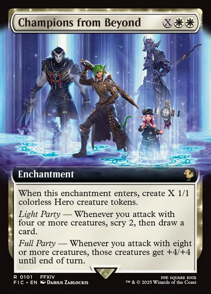 Champions from Beyond, Final Fantasy Commander Card Art