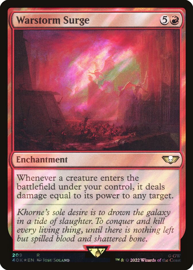 Warstorm Surge, Warhammer 40,000 Commander Card Art