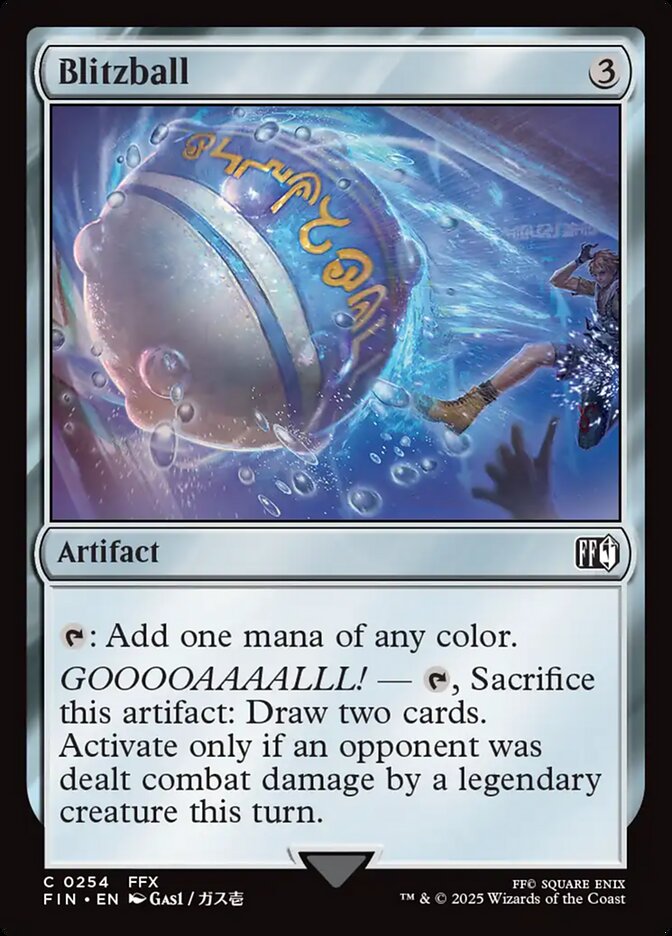 Blitzball, Final fantasy Card Art